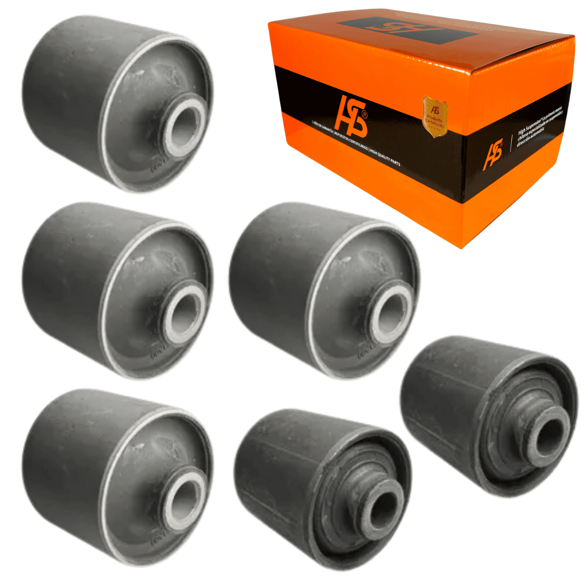 Kit 6 Bujes Bandejas Suzuki Jimny Samurai 1998-2019